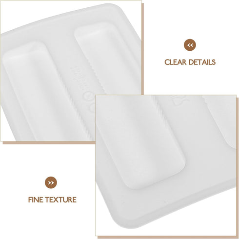Silicone Toaster Dust Cover, 2 Slice Electric Bread Maker Lid, White Toaster Machine Top Cover Accessories