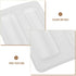 Silicone Toaster Dust Cover, 2 Slice Electric Bread Maker Lid, White Toaster Machine Top Cover Accessories