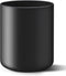 Matte Black Utensil Holder for Kitchen Counter, Ceramic Crock for Cooking Utensils, Easy to Clean, 4.5×6.4 In