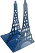 Winterworm Stylish Modern Paris Eiffel Tower Metal Decorative Bookend, Blue, Book Organizer for Home Office