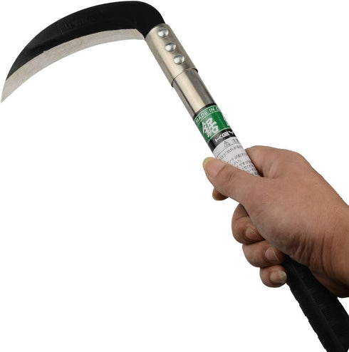 Zelin Grass Sickle - Manganese Steel Blade Handheld Tool for Clearing Vines and Weeds