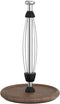 VEHHE Wooden Paper Towel Holder Countertop with Weighted Base, One-Handed Tear Paper