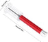 Air Pump Cork Remover, Pneumatic Corkscrew, Easy Air Pump Pressure Red Wine Bottle Opener, Black (Red)