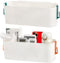 Yopay 2 Pack Bedside Caddy Organizer, Plastic Bunk Bed Shelf, Dorm Bedside