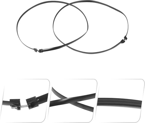 GANAZONO 2pcs Electric Fan Grille Retaining Ring, Plastic Binding Hoop for 14in/16in Table Fans