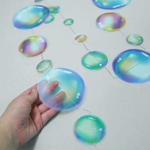 Cheerland Under The Sea Party Decorations - Tropical Fish Bubble Garland, Mermaid Birthday Supplies, Ocean Backdrop