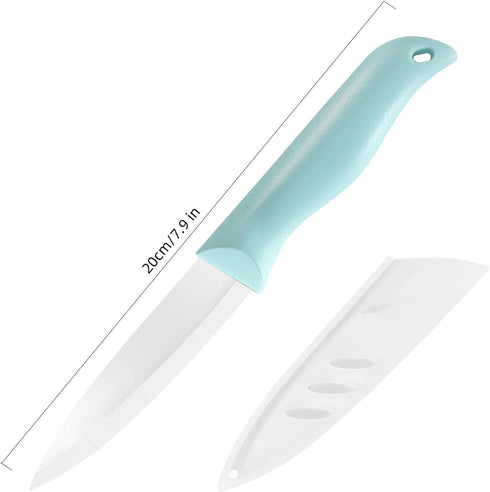 3 Pieces Ceramic Knives set, 4 inch Fruit Knife is Suitable for Most Vegetables, Fruits and Meats by shoplease