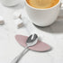 Carrotez Small Silicone Coffee Spoon Rest 2 pcs, Flexible Almond-Shaped Spoon Holder for Kitchen Utensil Rest