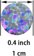 Sparkle Metallic Foil Confetti - Dots, Circles, 60g for Wedding, Graduation & Birthday Party Decorations