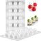 15-Cavity Sphere Design Silicone Mold for Baking Mousse Cake, Fondant, Pastry Chocolate, Jelly, Soap, and Ice Cream