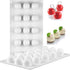 15-Cavity Sphere Design Silicone Mold for Baking Mousse Cake, Fondant, Pastry Chocolate, Jelly, Soap, and Ice Cream
