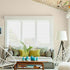 LEMON CLOUD Self-Adhesive Privacy Window Film, No-Glue Static Cling Stripe Pattern, 17.5 x 78.7 Inch