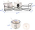 Set, 230 ML,3 Ceramic Spice & sugar Jars, with Lids Spoons and Shelf,Porcelain Condiment Kitchen Jar Spice Container
