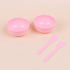 10 Sets Pink Slime Mixing Tool Bowls, Plastic Glue Mixer for Makeup Crafts, Crystal Mud Mixing Bowls