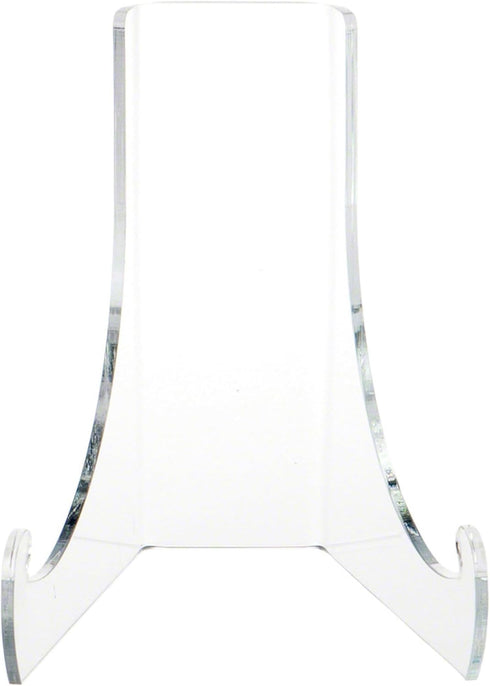 Plymor Clear Acrylic Flat Back Easel, 7.5" H x 6.375" W x 6.25" D