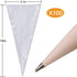 Gexolenu 100 pcs Large Anti-Burst Piping Bags - 16 Inch Disposable Pastry Bags for Cake, Buttercream Frosting, Cupcake