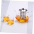 1 Set Teapot Loose Leaf Tea Pots Water Pitcher Loose Leaf Tea Maker Water Boiler Tea Infuser Kettle Tea Kettles Glass Tea Pot Handheld Water Jug Stainless Steel Thicken Office Honk by SHOWERORO