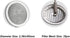 Reusable Coffee Filter for Hario Yama Siphon Coffee Maker & Similar Models, Permanent Stainless Steel & Silicon Rubber