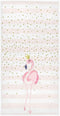 Naanle Beautiful Flamingo with Crown, Soft Highly Absorbent Guest Hand Towels, 16 x 30 Inches