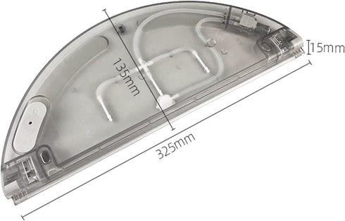 Robot Vacuum Water Tank with 1PCS Mop Cloth Replacement for Dreame L10pro/D9 Vacuum Cleaner Accessories