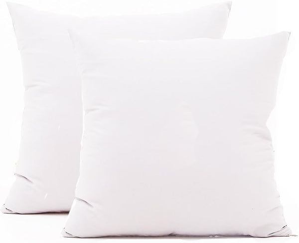 TAOSON 100% Cotton 300 Thread Count Pillow Cover, 2pc, White 26 x 26 inch, Hidden Zipper