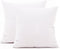 TAOSON 100% Cotton 300 Thread Count Pillow Cover, 2pc, White 26 x 26 inch, Hidden Zipper