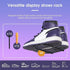 Set 6 -MK1068A J JACKCUBE DESIGN Black Metal Floating Shoe Display Shelves for Wall Mount, of Sneaker Showcase