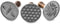 Nordic Ware 01250 Honeybee Cast Cookie Stamps