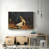 Yomcut Karel Fabritius Wall Art, The Goldfinch 1654 Poster - Retro Bird Nature Painting for Farmhouse Living Room