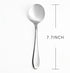 Eslite Large Soup Spoons, 12-Piece Stainless Steel Bouillion Spoons, 7.7 Inches