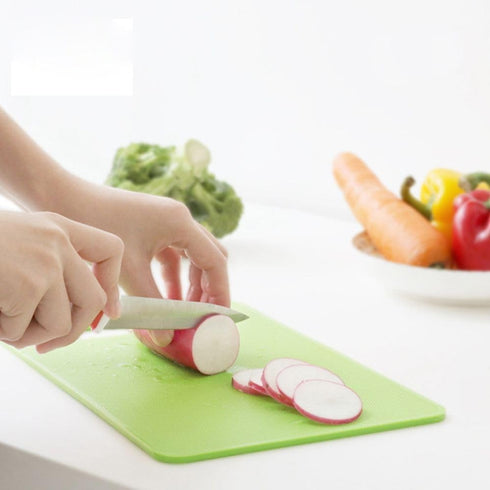 Kitchen Flexible Plastic Cutting Board Mats, Non-Slip Cutting Mat for Vegetable Fruit Meat