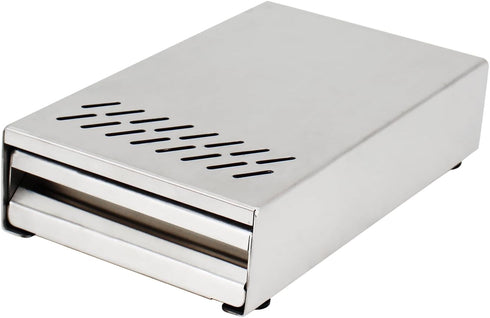 Espresso Knock Box Drawer, Stainless Steel Coffee Grounds Container, Removable Rubber Knock Bar, Non-slip Base, Mini