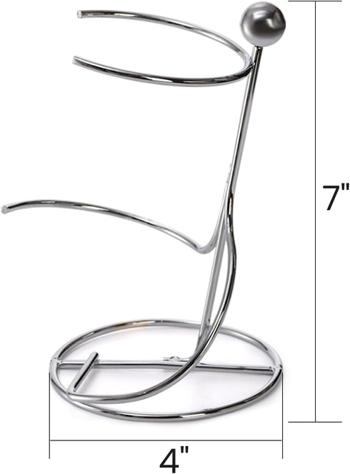 4 Packs Countertop Wine Rack, Silver Metal Small Wine Holder, Floating Wine Bottle Holder for Wine Bottle Storage, Cabinet, Pantry, Unique Tabletop Wine Rack as Gifts for Wine Lovers