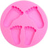 Baby Shower Fondant Molds (5 Pack) - Cute Silicone Chocolate Feet and Clothes Molds for Cake Decorating
