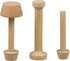 3Pcs Tart Tamper Set, Portable Wooden Double Side Pie Pastry Dough Tamper, DIY Cake Pastry Tools