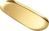 luvtree Golden Oval Stainless Steel Tray (L11.8 in x W 4.8 in) Mini
