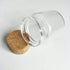 3pcs Small Glass Bottles Vials Jars 50ml with Cork Stopper Storage Bottle, 47x50mm (1.85x1.96inch)