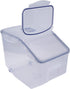LOCK & LOCK Easy Essentials Food Lids (Flip-Top), BPA Free, 50.7 Cup for Rice, Clear Pantry Storage