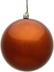 Vickerman 483923-4" Copper Candy Ball Christmas Tree Ornament (6 Pack) (N591088DCV)
