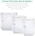 3 Pack Mesh(8"x12"/10"x12"/13"x13") Nut Milk Bag Reusable Food Strainer Nut Bags for Straining Almond/Soy Milk Greek