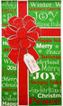 4 Pack Christmas Bathroom and Front Door Holiday Decorations and Covers for Festive Decor
