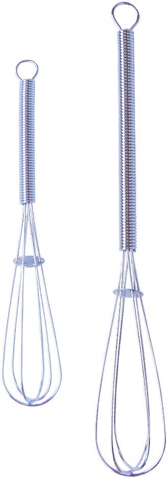 zYoung Mini Whisks Set of 2, 5 Inches and 7 Inches