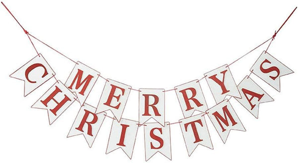 RAZ Imports Yuletide Gathering 4' Merry Christmas Banner