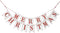 RAZ Imports Yuletide Gathering 4' Merry Christmas Banner