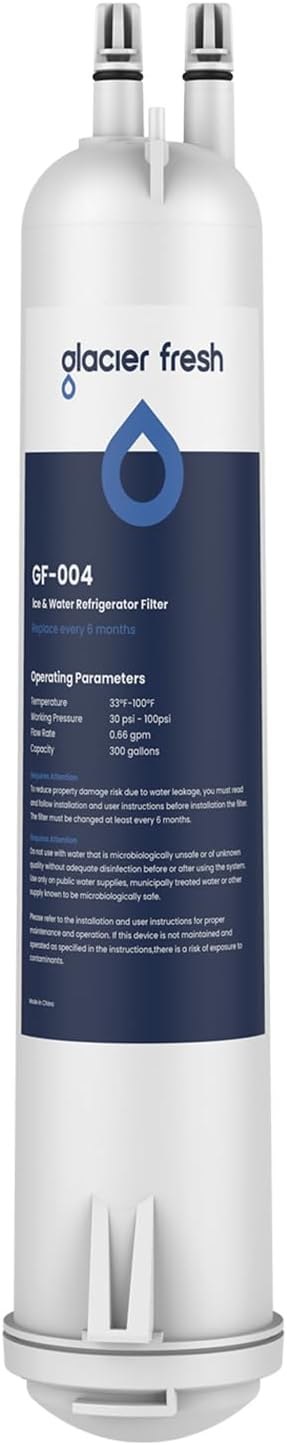 GLACIER FRESH 4396841 Refrigerator Water Filter Compatible with EDR3RXD1, 1 Pack