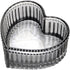 Gray Glass Heart-shaped Candy Bowl, Snack Bowl, Dessert Bowl, Fruit Bowl, Wedding Party Decor - 5 OZ