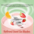 Personal Size 12.8 oz Blender for Smoothies, USB Charging, Rechargeable Mixers Fresh Fruit Juicers, Bottle Shape Mini