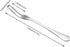 Crab Stainless Steel Forks Escargot Fork 2 Prong Tasting Appetizer Forks Set of 10, 5 Inches for Party Travel