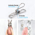Clothes Hanger with 10 Clips, Stainless Steel Laundry Drying Rack 6 Pack, Windproof Clip and Drip Hanger for Socks,