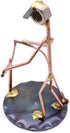 Welder Collectible Handmade Metal Art Figurine, Desk Accessories, Office Décor, Construction Worker Gift
